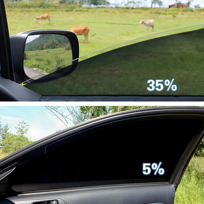 TOYOCO Car Window Tint Film - Heat & UV Block, Scratch Resistant, Blackout Window Film - Image 2