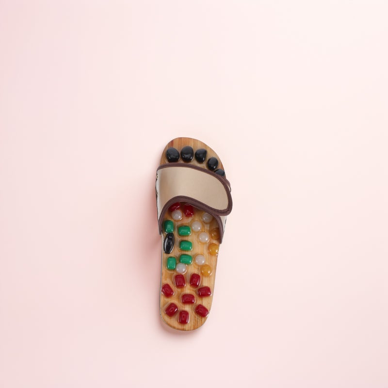 1 Pair Pressure Point Slippers Feet Massage Slipper Shoe Foot Massage Replacement Slippers Feet Massage Slippers - Image 2