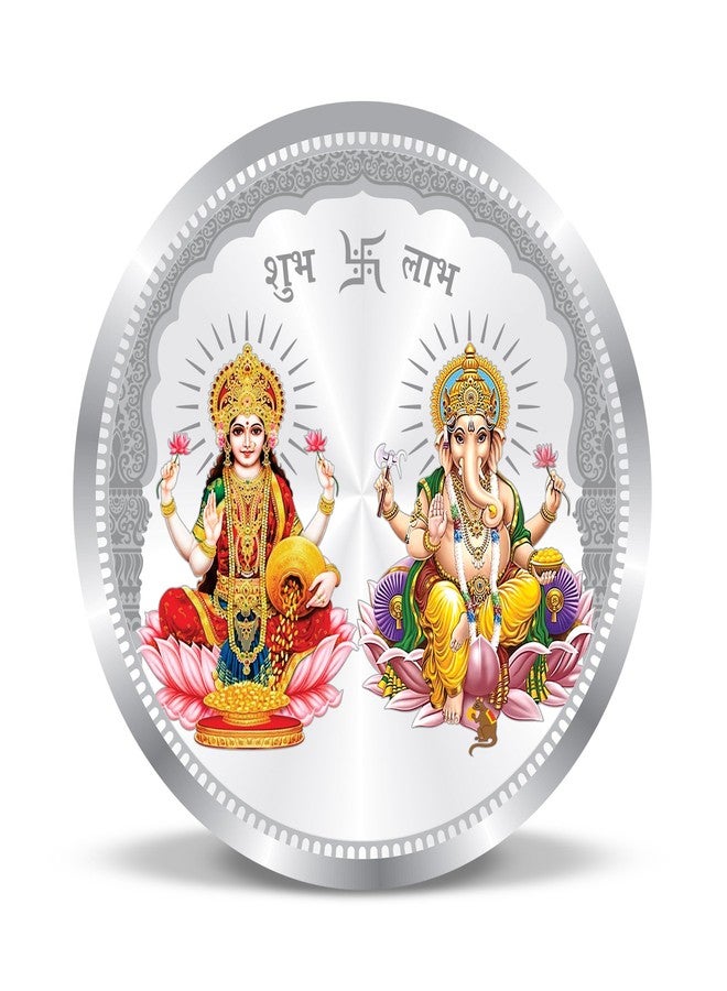 ACPL Precious Moments BIS Hallmarked Laxmi Ganesh 10 Gram Silver Coin 999 Pure - Image 1