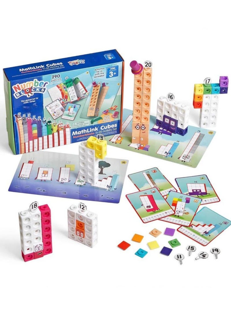 Numberblocks(11-20)Mathematics Enlightenment Educational Learning Toys  Linking Cubes Number Games Gift For 3+Children - Image 1