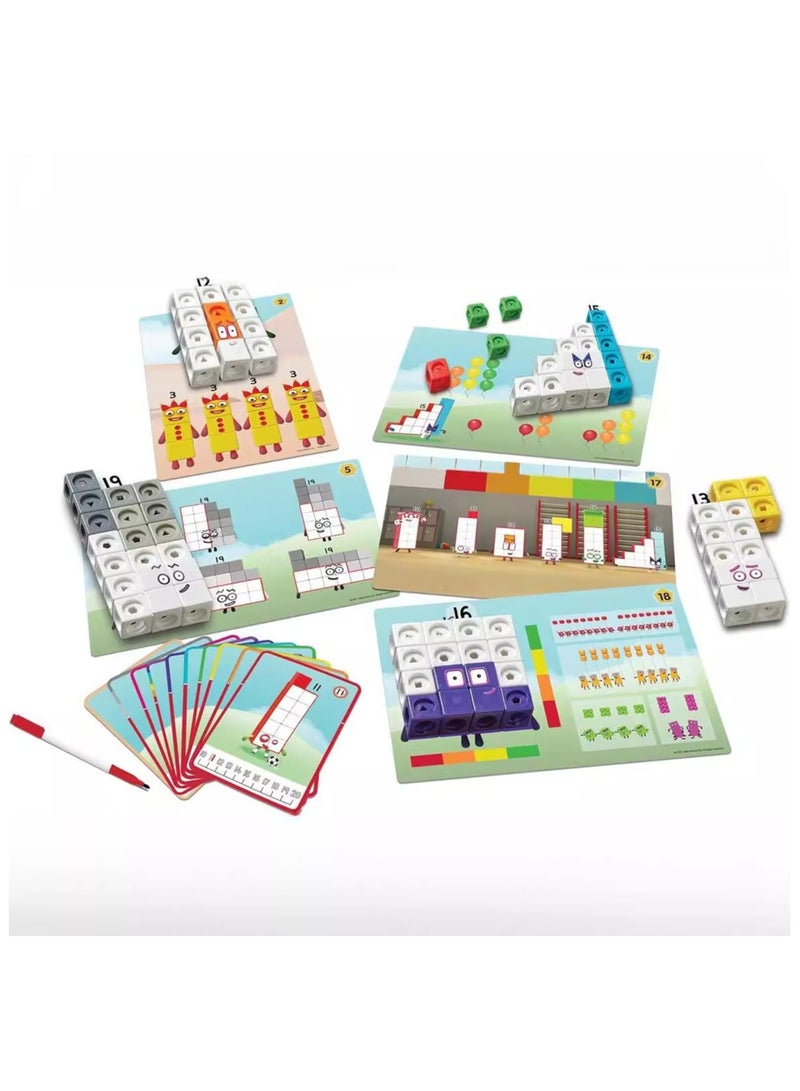 Numberblocks(11-20)Mathematics Enlightenment Educational Learning Toys  Linking Cubes Number Games Gift For 3+Children - Image 2