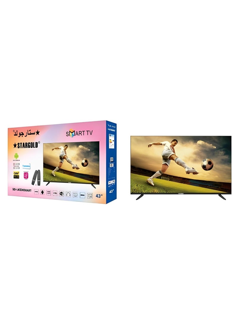 43 Inch Frameless Smart TV with Android 12 Full HD Display and E Share