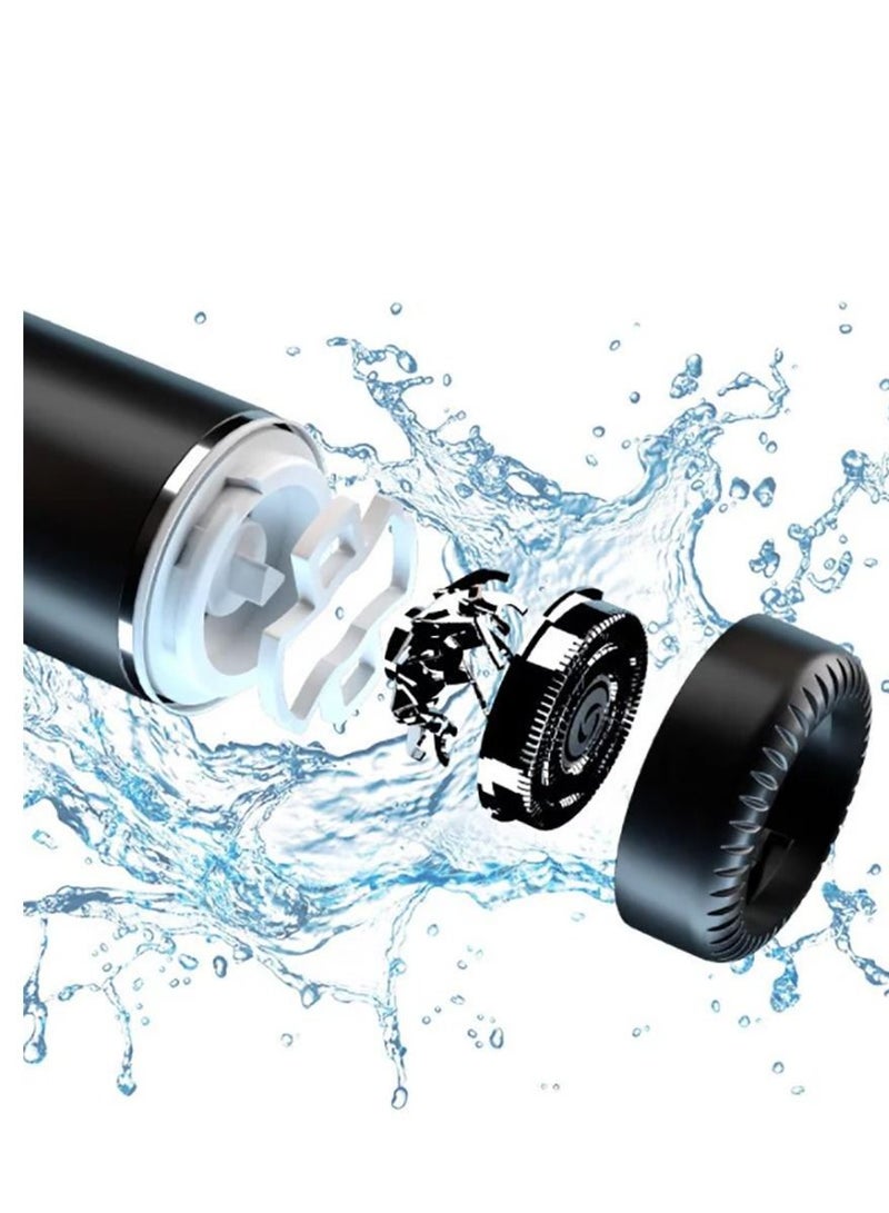 Contex 6D Dry and Wet Portable Rechargeable Floating Razor Rose Gold - Image 3