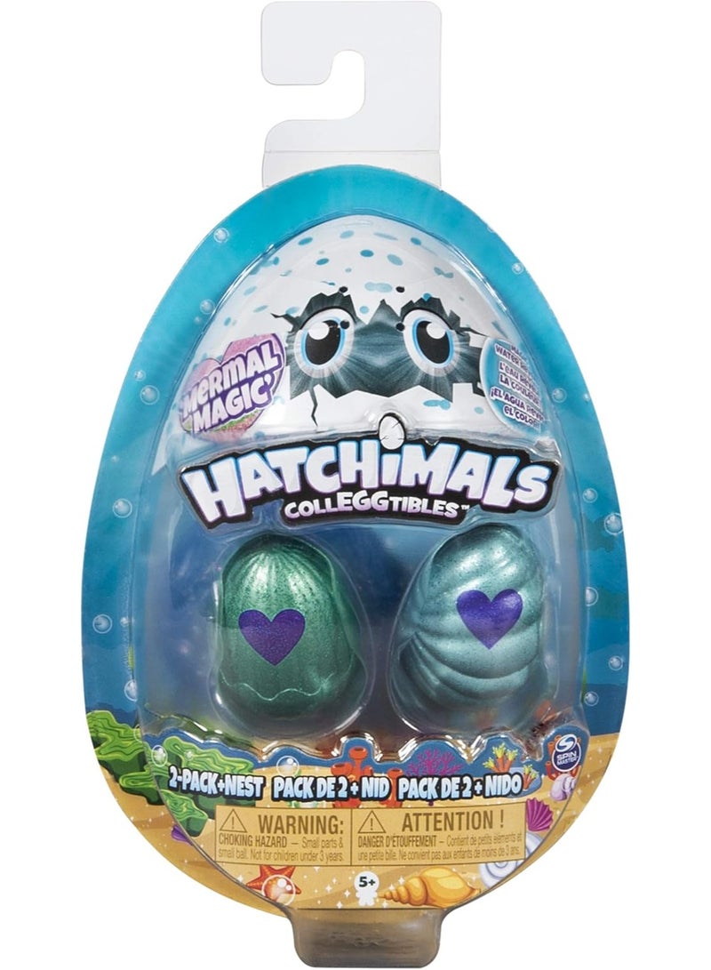 هاتشيمالز هاشميلز كوليكتيبولز ميرمال ماجيك - عبوة 2 بيضة + عش - الموسم الخامس (قد يختلف الطراز) - Image 1