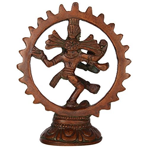 Idol Collections Antique Brass Natraj Idol, Height 4 Inches I Home Decor - Image 2
