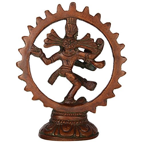 Idol Collections Antique Brass Natraj Idol, Height 4 Inches I Home Decor - Image 3