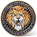CYOUNG Christian Lion of Courage Inspirational Challenge Coin Be Strong and Courageous - Image 2