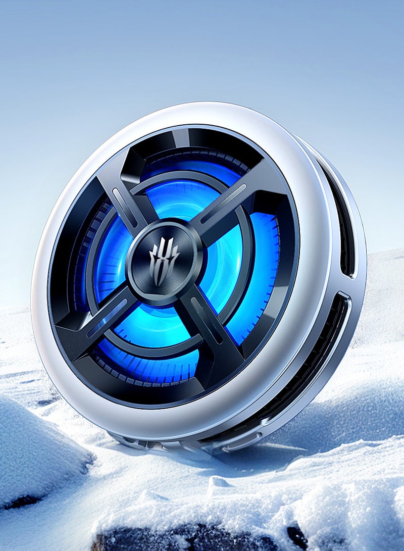 REDMAGIC VC Cooler 6 Air, 15W Compact Phone Cooler with 7-Blade High-Speed Fan, RGB Lighting, Dual Mount Modes, Ultra-Slim & Silent Cooling for Gaming - Image 2