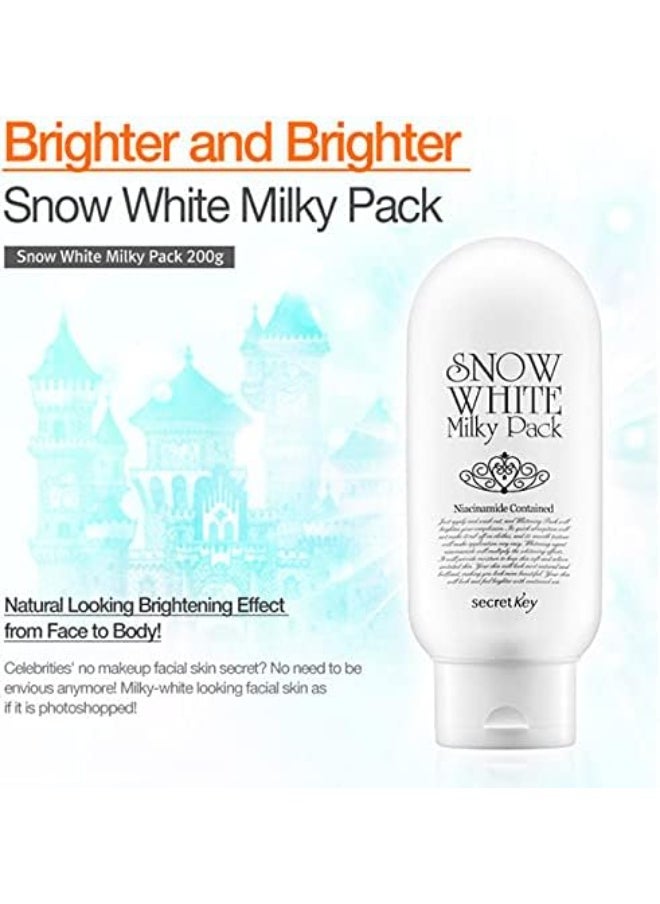 Secret Key [Secret Key] Snow White Milky Pack 200g  - Image 2