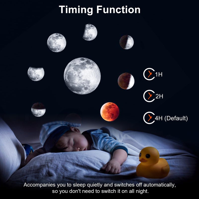 Fussion Planetarium Projector Pro for Bedroom, 13 in 1 Star Projector Galaxy Light, Ceiling Night Light Milky Way Mood Lighting with Timer, LED Space Galaxy Lamp Bedroom Room Decor for Adults Kids - White - Image 4