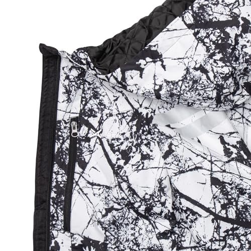 Arctix Kids' Insulated Quilted Lining with Reflective Print Cold Weather Peak Performance Jacket, Cracked Marble White, Large - Image 4
