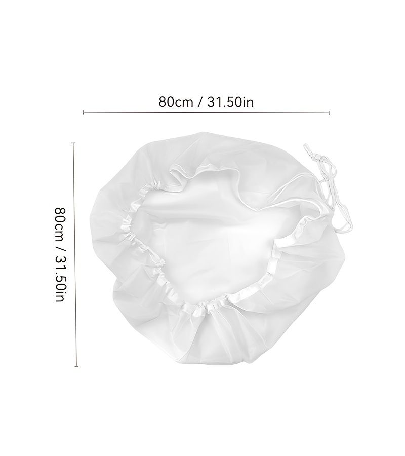 Heavy Duty White Rain Barrel Cover Set 4 Pack 31.5 Inch Mosquito Proof UV Resistant Outdoor - Image 3