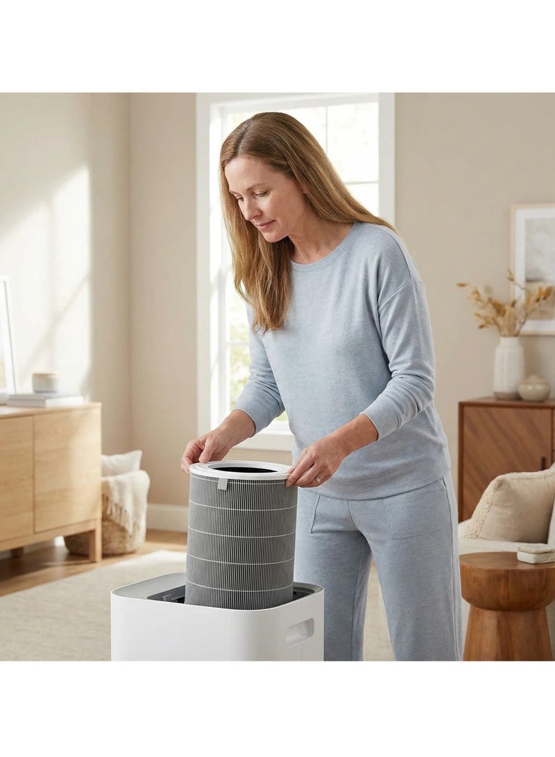 واي آند دي فلتر تنقية هواء بديل من Xiaomi، فلتر داخلي قابل للاستبدال، فلتر كربون نشط لتنقية الهواء من الغبار ومسببات الحساسية والروائح، فلتر لتنقية الهواء من الغبار، فلتر 3 في 1 H13 عالي الكفاءة لإزالة الروائح، فلتر عالي الكفاءة لإزالة الغبار وحبوب اللقاح ووبر الحيوانات الأليفة، متوافق مع طراز Xiaomi Pro، فلتر قابل للتغيير، مناسب للمنزل وغرفة النوم والمكتب - Image 5