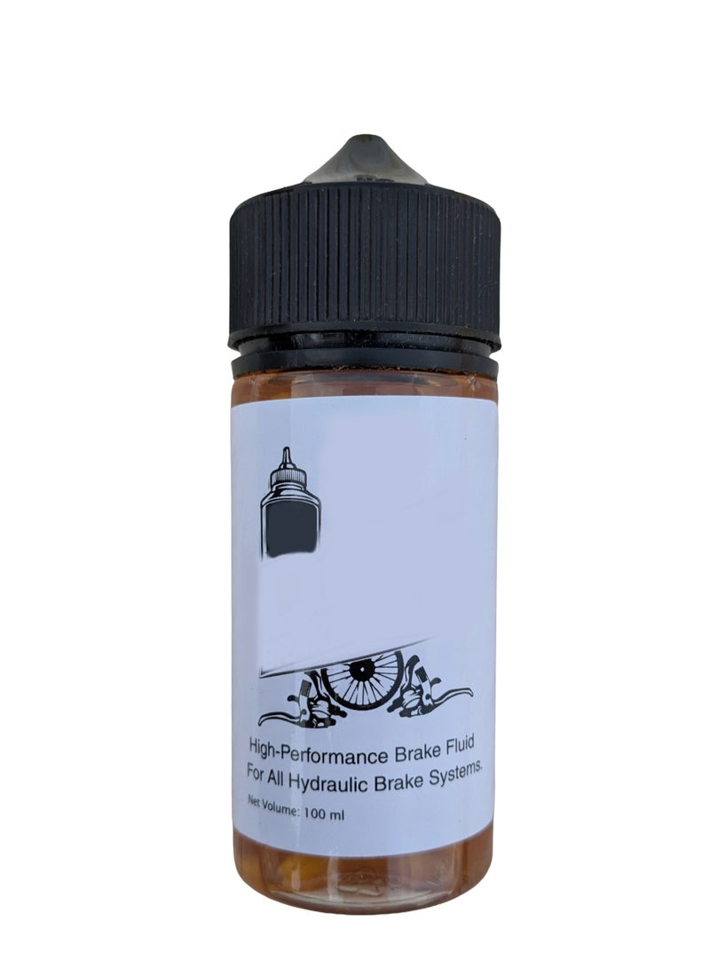 زيت فرامل للدراجات الهوائية 100مل | زيت للفرامل الهيدرولك | يناسب جميع انواع الدراجات الهوائية - Image 1