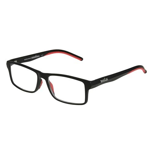 Ironman Foster Grant IRONMAN Mens Endeavor Square Reading Glasses BLACK 15x - Image 1