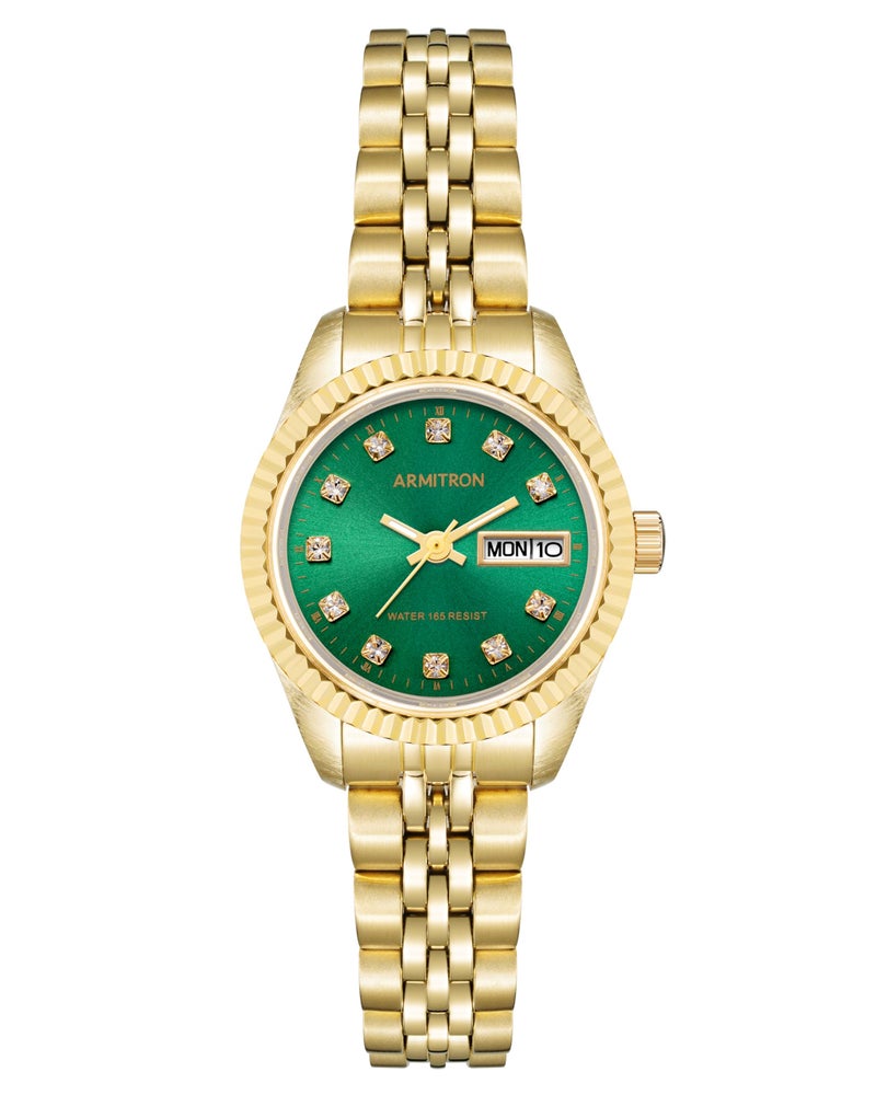 Armitron ساعة أرمترون النسائية المزينة بالكريستال الأصلي، 75/2475 - Image 1