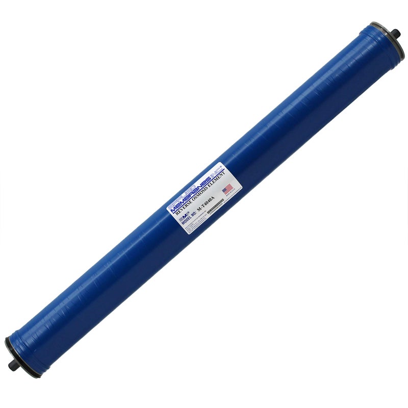 APPLIED MEMBRANES INC. 4x40 Reverse Osmosis Membrane Element for Tap Water  2400 GPD at 225 psi  995 Rejection  Replacement Commercial RO Membrane  Applied Membranes USA MT4040A Replaces TW304040 