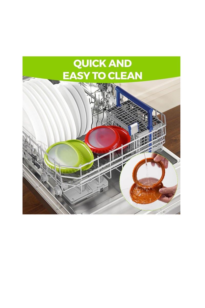 general Avocado Saver and Onion Storage Set,4 Pcs Silicone Fruit Vegetable Anti-oxidation Box,Reusable Fridge Fresh Pod Food Storage,Perfect Lemons Tomato Garlic Containers - Image 4