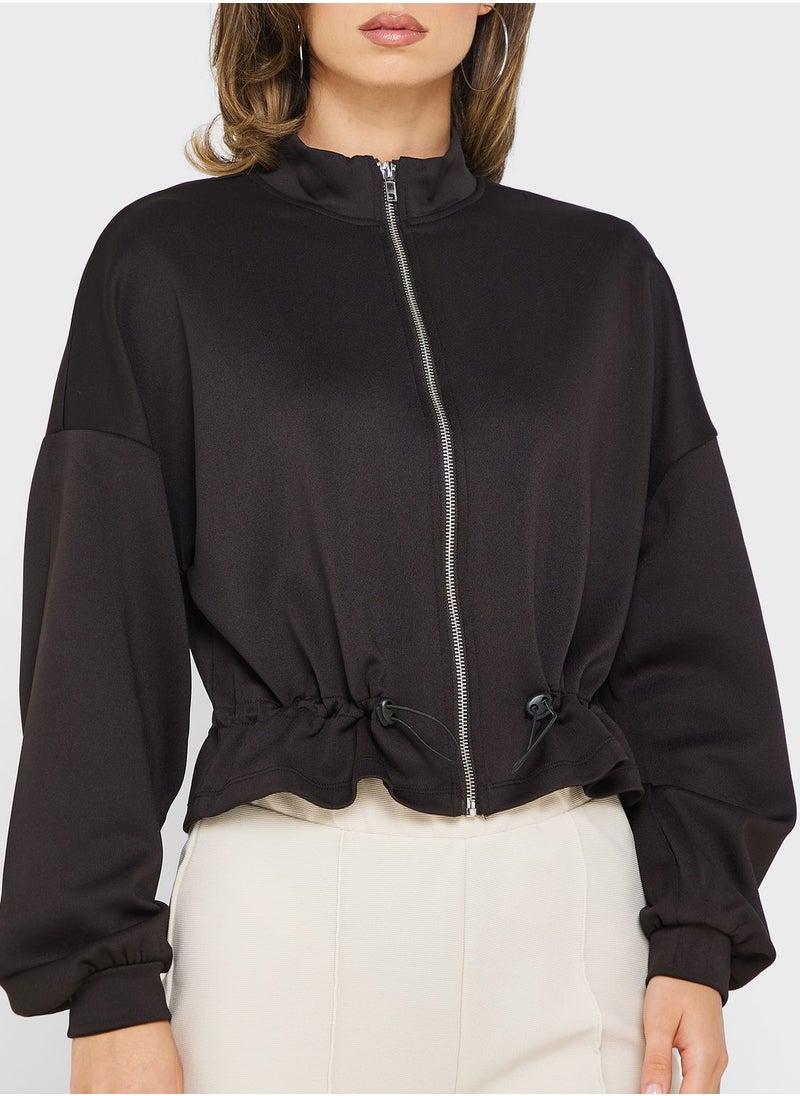VERO MODA - Zip Through Sweatshirt - Image 1