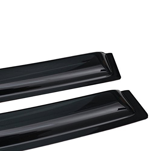 Lightronic WV94718 Outside-Mount Side Window Deflectors & Visors/Rain Guards, Dark Smoke, 4-Pieces Set, Fits 2020-2023 Toyota Corolla Sedan (EXCLUDES Hatchback) - Image 5