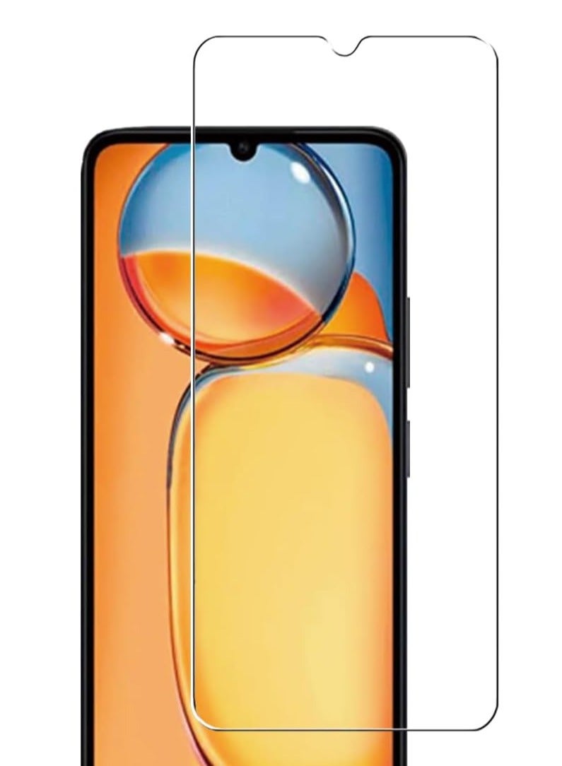 HEXABEX Tempered Glass for Redmi 12C Glass Screen Protector Compatible with Redmi 12C Clear - Image 1