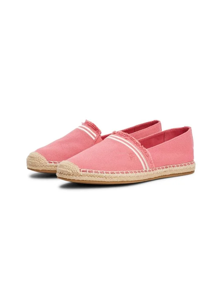 TOMMY HILFIGER Fringe Canvas Closed Espadrille