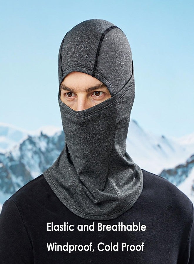 TALE KING Black Winter Fleece Balaclava Face Mask Men Warm Fleece Lined Balaclava Ski Mask for Cold Weather Women Thermal Head Shiesty Masks - Image 5