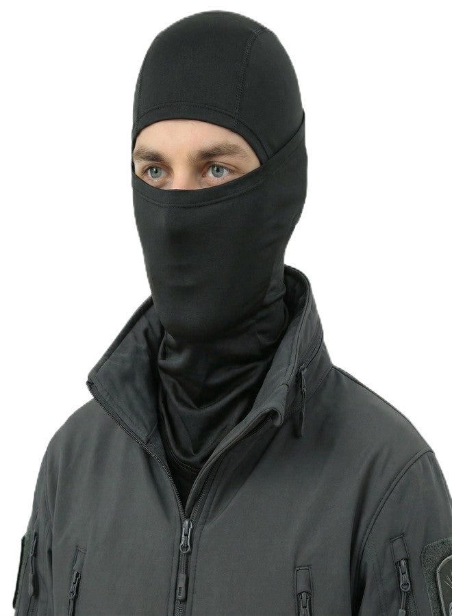 TALE KING Black Winter Fleece Balaclava Face Mask Men Warm Fleece Lined Balaclava Ski Mask for Cold Weather Women Thermal Head Shiesty Masks - Image 1