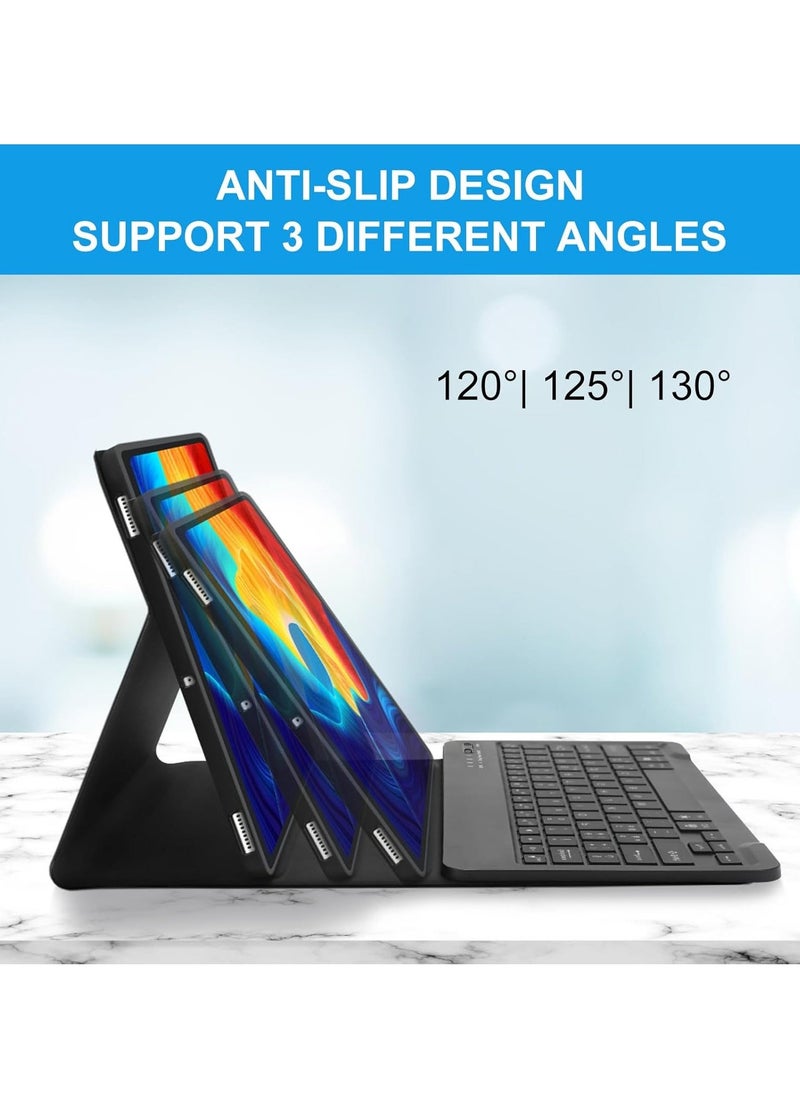 JAJEEK Samsung Galaxy Tab S8 Plus / S7 FE / S7 Plus 12.4 inch Keyboard Case – Detachable Magnetic Bluetooth Keyboard with Protective Cover, Supports S Pen Charging, Black – Perfect for Tab S8+ 2022, S7 FE 2021, S7+ 2020 - Image 4