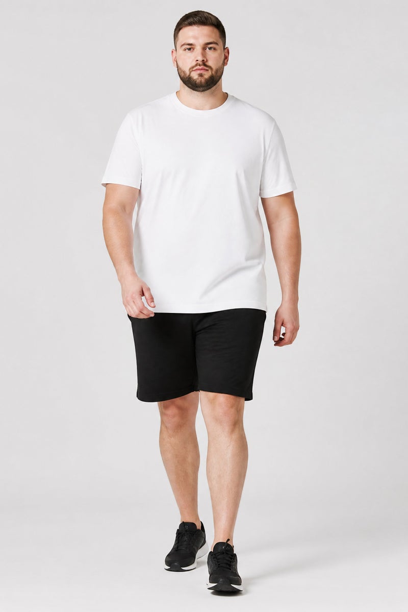 Gaiam Men Slim Fit Short Sleeve Training T-Shirt, White - Image 3