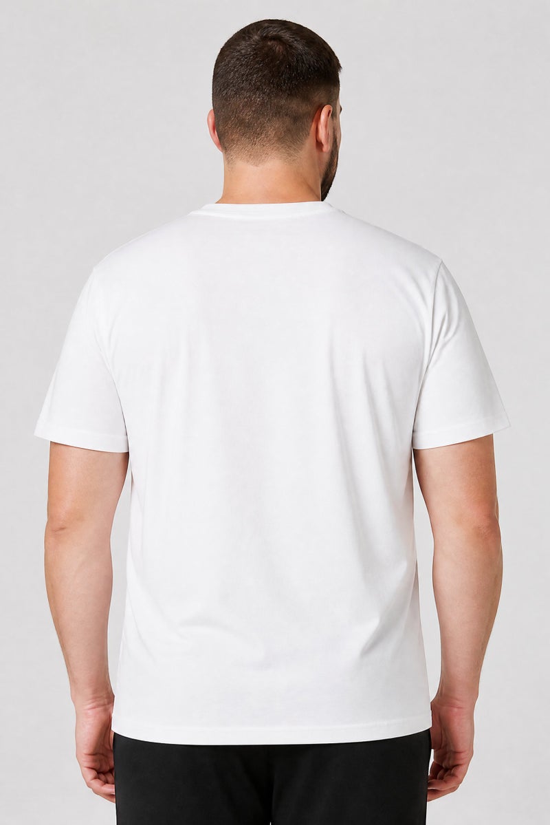 Gaiam Men Slim Fit Short Sleeve Training T-Shirt, White - Image 5