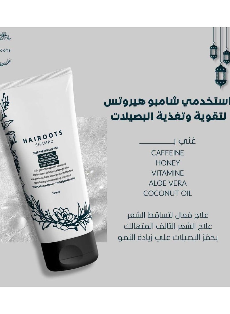 هيروتس شامبو علاج عميق لتساقط الشعر التالف ونمو الشعر 200 مل - Image 2