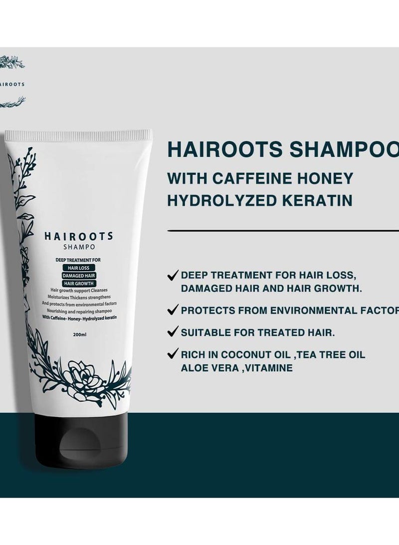 هيروتس شامبو علاج عميق لتساقط الشعر التالف ونمو الشعر 200 مل - Image 4
