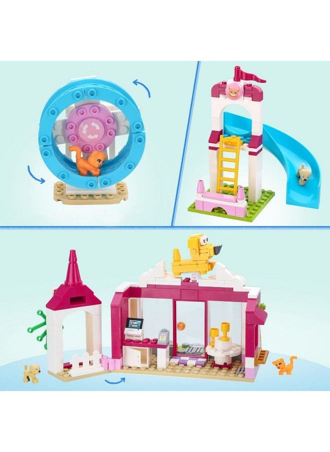 Generic - Girls Friends Pet Building Sets 244 Pieces Doggy Day Care Building Kit, Pet Playground With Slide, Animal Puppy Playset With 2 Dogs And 2 Cats Figures Toy, Education Building Toys Gift For Kid Aged 6+ - Image 1