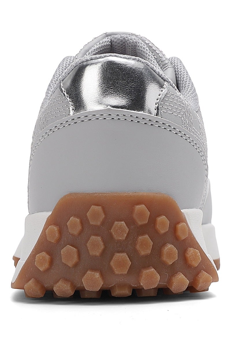 Sky View Women's Platform Fashion Sneakers Retro Classic Trainers Casual Lace-up Stylish Running Walking Shoes - Image 4