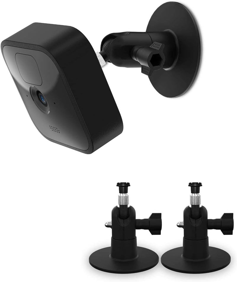 تيوهو مجموعة تثبيت على الحائط بدون مسامير لكاميرات Blink Outdoor الجديدة من طراز 4 Blink XT2 وBlink Mini، لا تحتاج إلى أدوات، يتميز بمادة لاصقة قوية، اللون أسود (عبوة تحتوي على 2 قطع). - Image 1