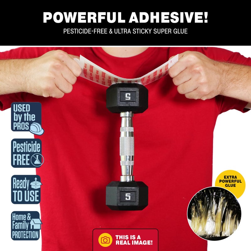 Catchmaster Multi-Catch Mouse Trap 12-Pack Refill, Humane Mouse Traps Indoor for Home, Includes Replaceable Glue Boards, Live Catch Pest Control for Garage & Shed - Image 2