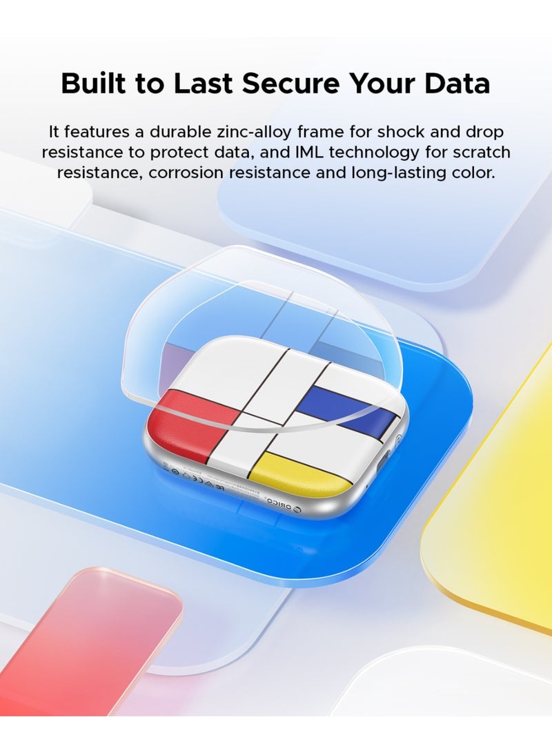 Orico ORICO 2TB Mondrian-Inspired Portable SSD - Image 5