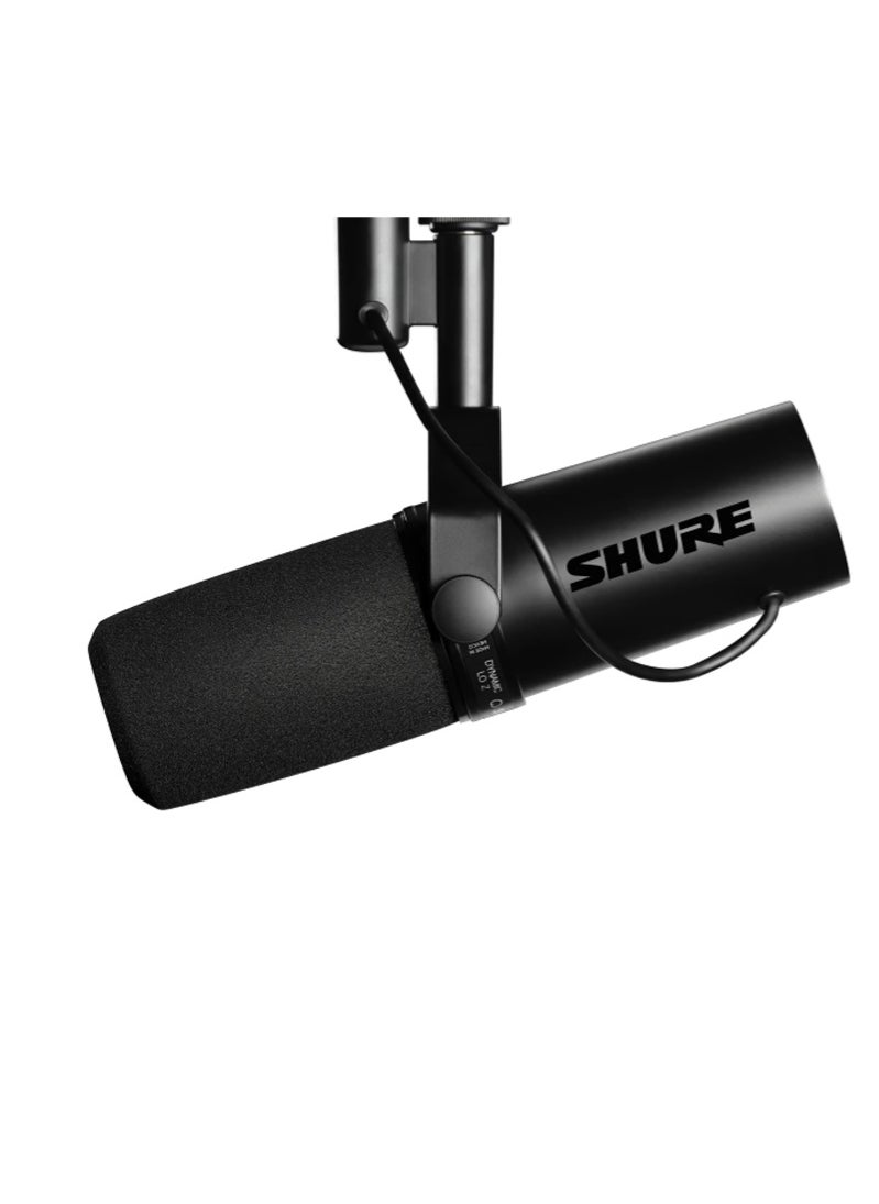 Shure SM7dB-Dynamic Vocal Microphone With Built-in Preamp-Black  - Image 4