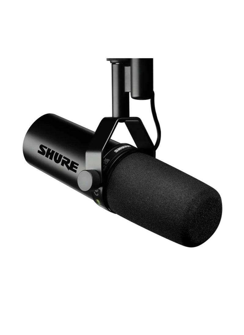 Shure SM7dB-Dynamic Vocal Microphone With Built-in Preamp-Black  - Image 2