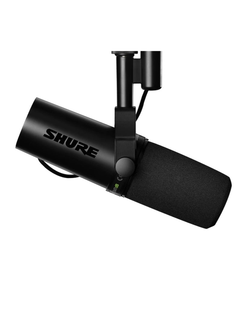 Shure SM7dB-Dynamic Vocal Microphone With Built-in Preamp-Black  - Image 1