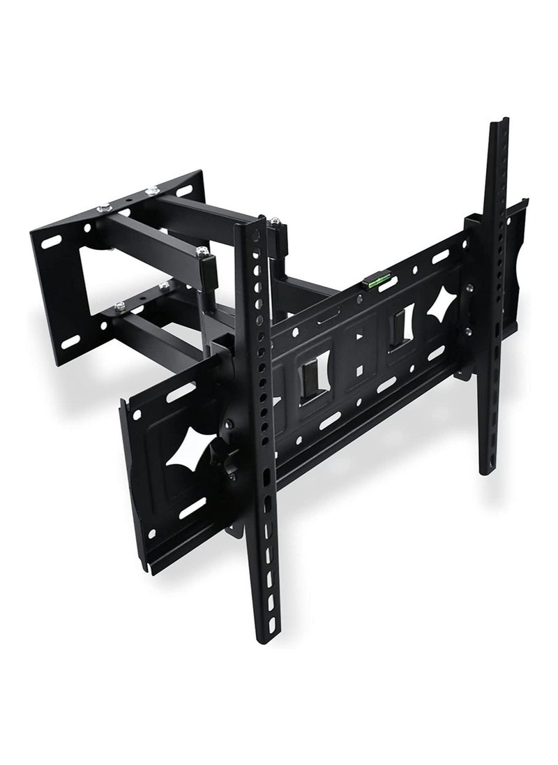Full Motion TV Wall Mount, Dual Swivel Articulating Arms TV Mount, TV Wall Mount with Extension Tilt Rotation for 32-80 Inch TV, Max VESA 600x400mm, Holds Up to 60kg - Image 1
