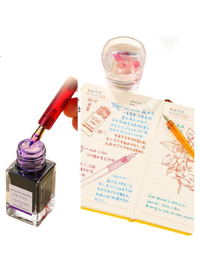 Pilot Iro-Utsushi Transparent Minimalist Drawing Pen, Ink Pen For Quick Sketching, Suitable For Students And Adults, P-Fir24 M Nib, Bamboo Charcoal - Image 1