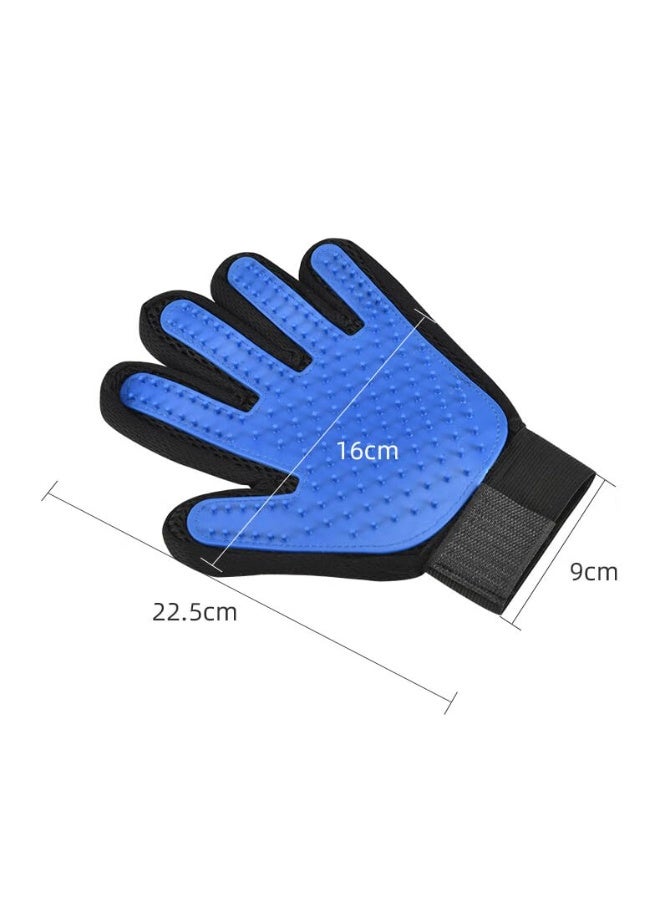 2 Pack Left & Right Hair Removal Grooming Mitts, Efficient Loose Fur Remover Brush Mitts for Long Short Curly Coats - Image 2