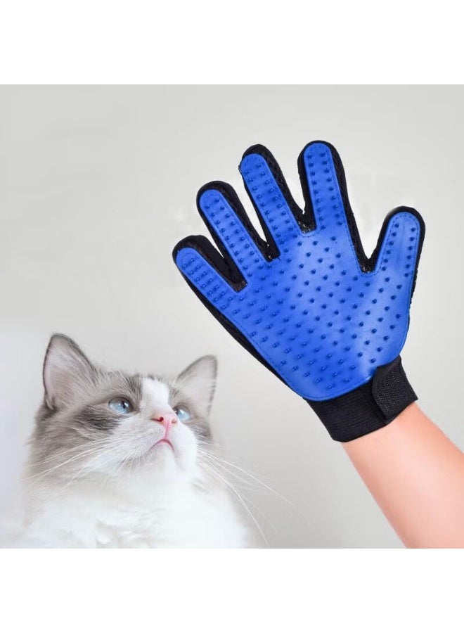 2 Pack Left & Right Hair Removal Grooming Mitts, Efficient Loose Fur Remover Brush Mitts for Long Short Curly Coats - Image 3