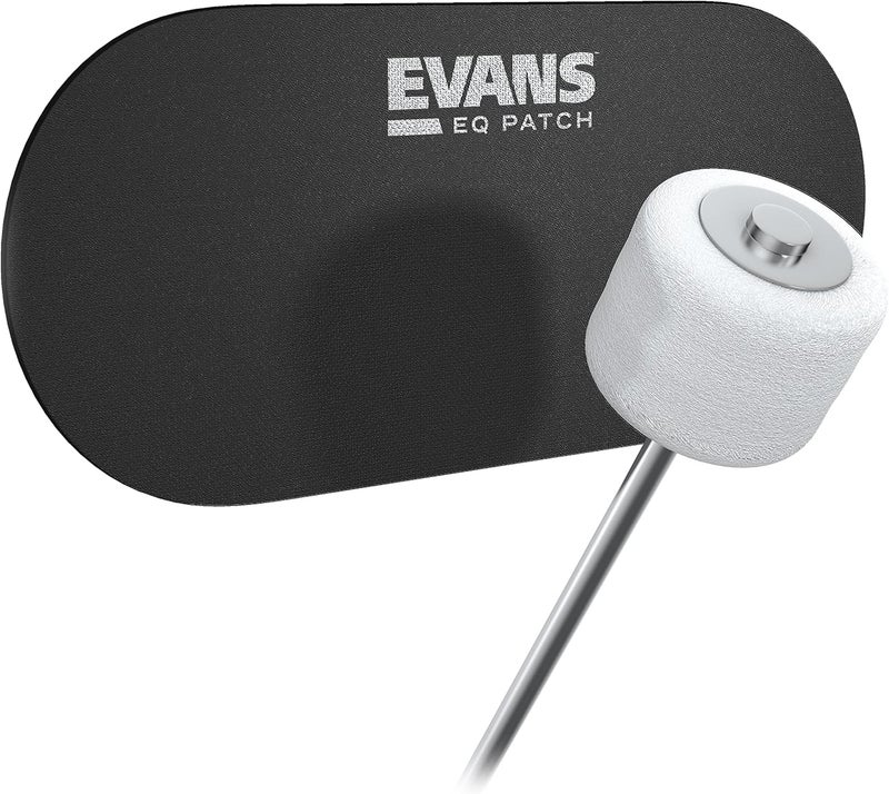 Evans EQPB2 Double Patch Black - Image 1