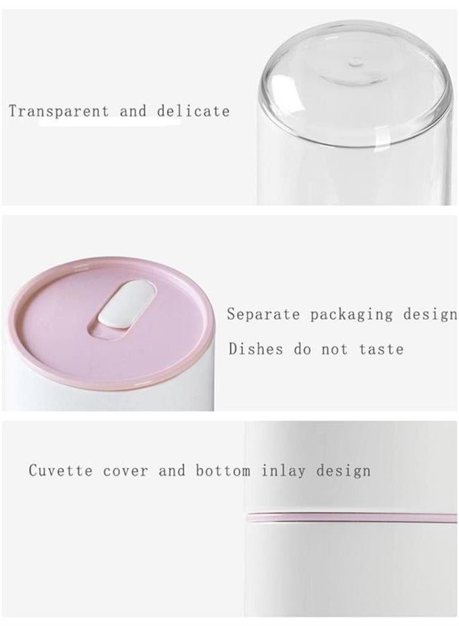 990ml round 3-layer mint green lunch box with padding, suitable for use in offices or schools  - Image 2