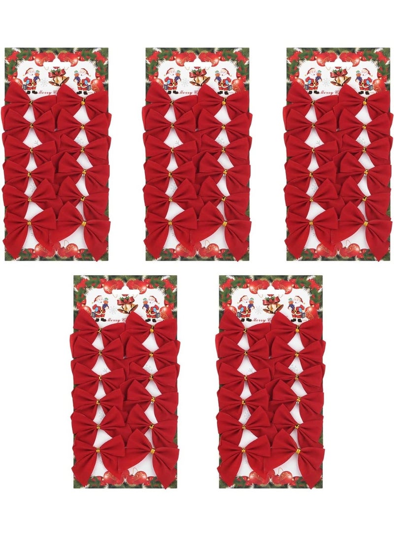 12 pcs. Red Decorative Bow – Elegant Gift Wrap & Home Decoration – Multiple Pack Options - Image 2