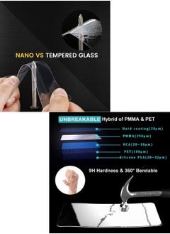 دبليو تيك واقي شاشة 9D ماتي سيراميك بتغطية كاملة لهاتف Huawei Nova 11i / Nova 9 SE شفاف / أسود  - Image 2
