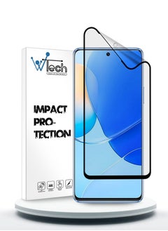 دبليو تيك واقي شاشة 9D ماتي سيراميك بتغطية كاملة لهاتف Huawei Nova 11i / Nova 9 SE شفاف / أسود  - Image 1